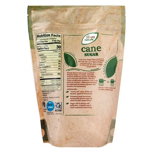 OrganicCaneSugarPouch,32oz 4 OrganicCaneSugarPouch,32oz
