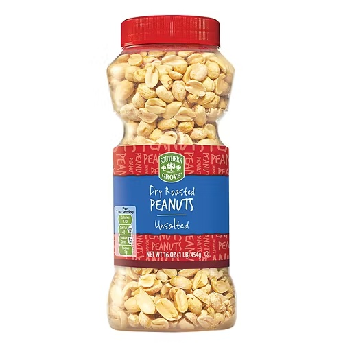DryRoastedUnsaltedPeanuts,16oz