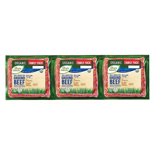 Non-GMOOrganic93%GrassFeedGroundBeef,4lb