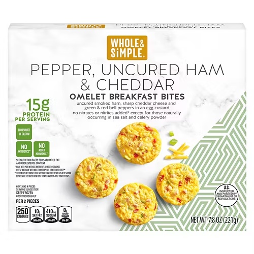 UncuredHam,Pepper&CheddarBreakfastBite,7.8oz