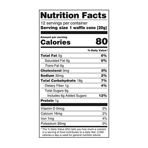 WaffleCones,12count 5 WaffleCones,12count