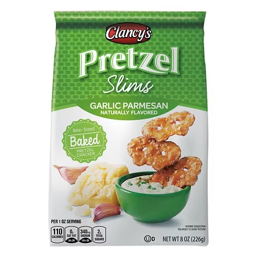GarlicParmesanFlavoredPretzelSlims,8oz