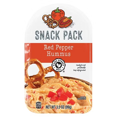 RedPepperHummuswithPretzels,3.5oz