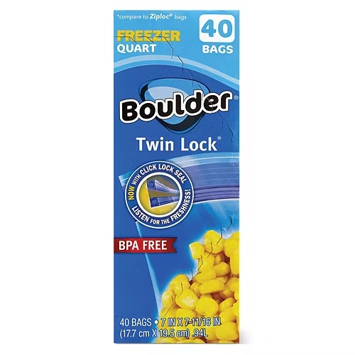 QuartFreezerTwinLockBags,40count