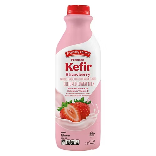 KefirStrawberryFlavoredLowFatMilk,32flozbottle