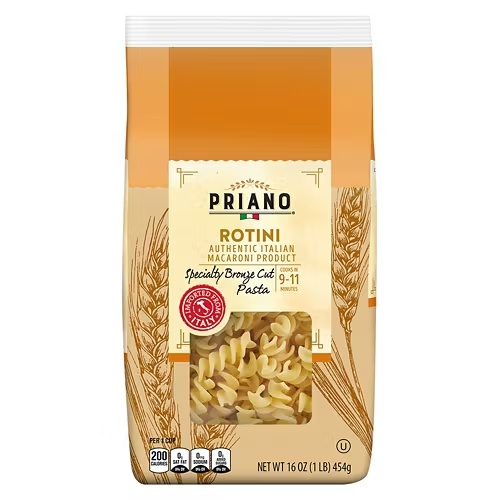 BronzeCutRotiniPasta,16oz