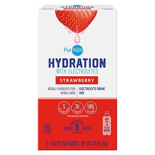 StrawberryHydrationDrinkMixSticks,6count