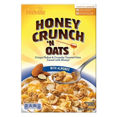 HoneyCrunch'nOatswithAlmondsCereal,18oz