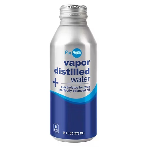 ElectrolytesVaporDistilledWater,16flozbottle