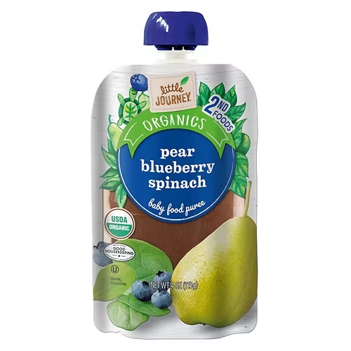 OrganicPearBlueberrySpinachPuree,4oz