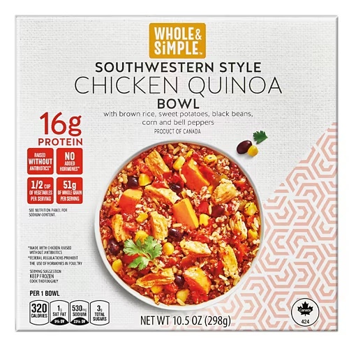 SouthwestChickenQuinoaBowl,10.5oz