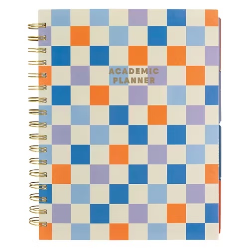 12MonthFormatAcademicPlanner-Checkered