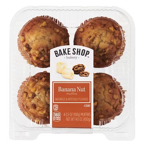 BananaNutMuffins,4count