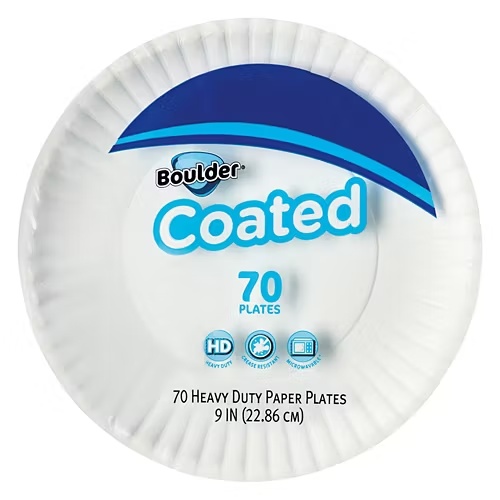 HeavyDutyCoatedPaperPlate,70count