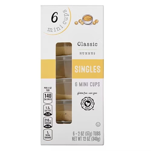 ClassicHummusSingleServeMiniCups,6pack