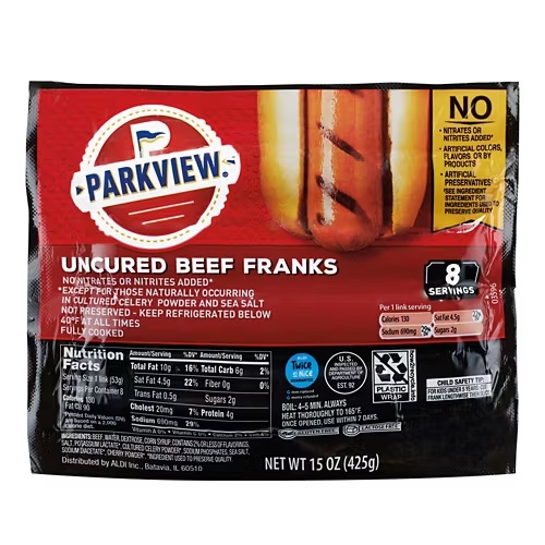 UncuredBeefFranks,15oz