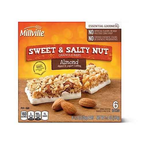AlmondSweetandSaltyNutGranolaBars,6count