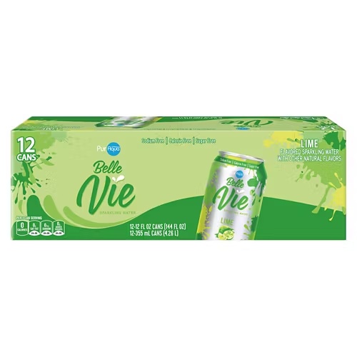LimeBelleVieSparklingFlavoredWater-12pack,12floz