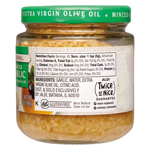 MincedGarlicinExtraVirginOliveOil,7oz 4 MincedGarlicinExtraVirginOliveOil,7oz