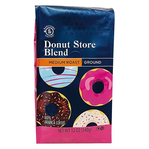 DonutStoreMediumRoast100%ArabicaBlendGroundCoffee,12oz
