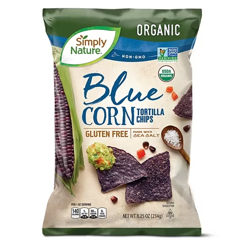 OrganicBlueCornTortillaChips,8.25oz