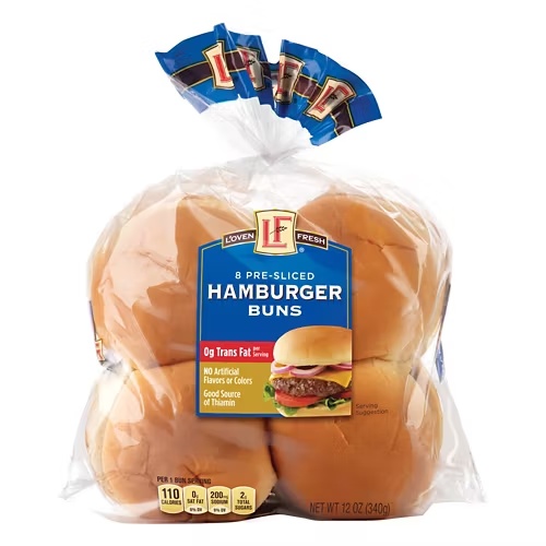 PreSlicedHamburgerBuns,8count