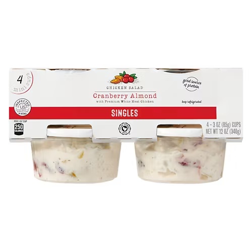 CranberryAlmondChickenSaladMiniCups,4pack