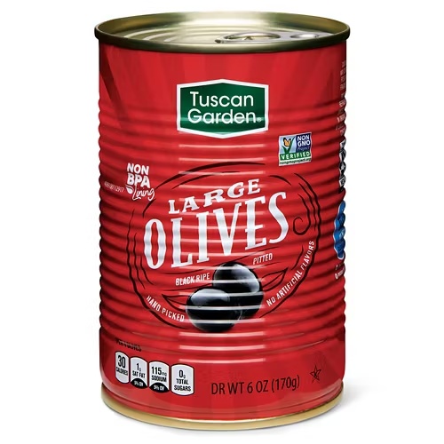 LargeRipePittedBlackOlives,6oz 1 LargeRipePittedBlackOlives,6oz