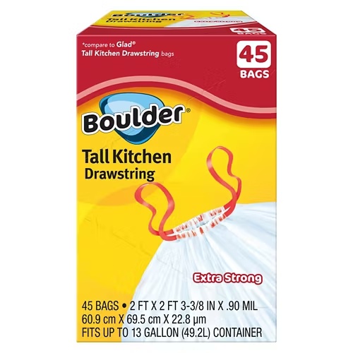 TallDrawstringKitchenBags,45count