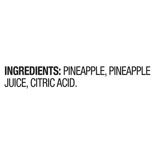 PineappleChunksin100%PineappleJuice,20ozCan 8 PineappleChunksin100%PineappleJuice,20ozCan