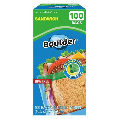 ReclosableSandwichBags,100count
