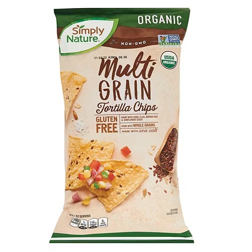 OrganicMultigrainTortillaChips,8.25oz