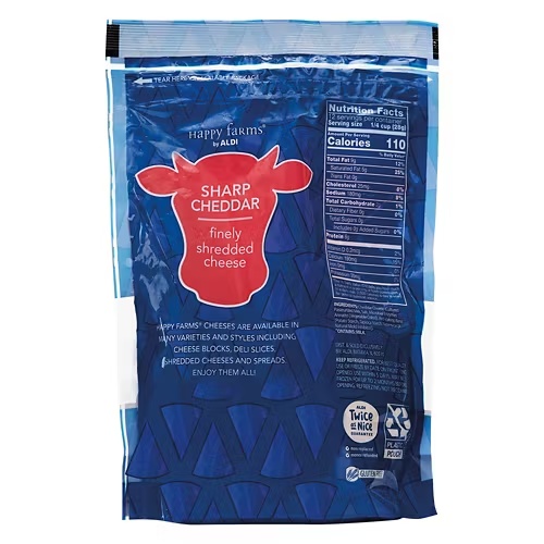 ShreddedSharpCheddarCheese,12oz 4 ShreddedSharpCheddarCheese,12oz