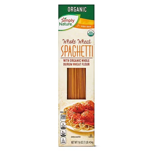 OrganicWholeWheatSpaghetti,16oz(1lb)